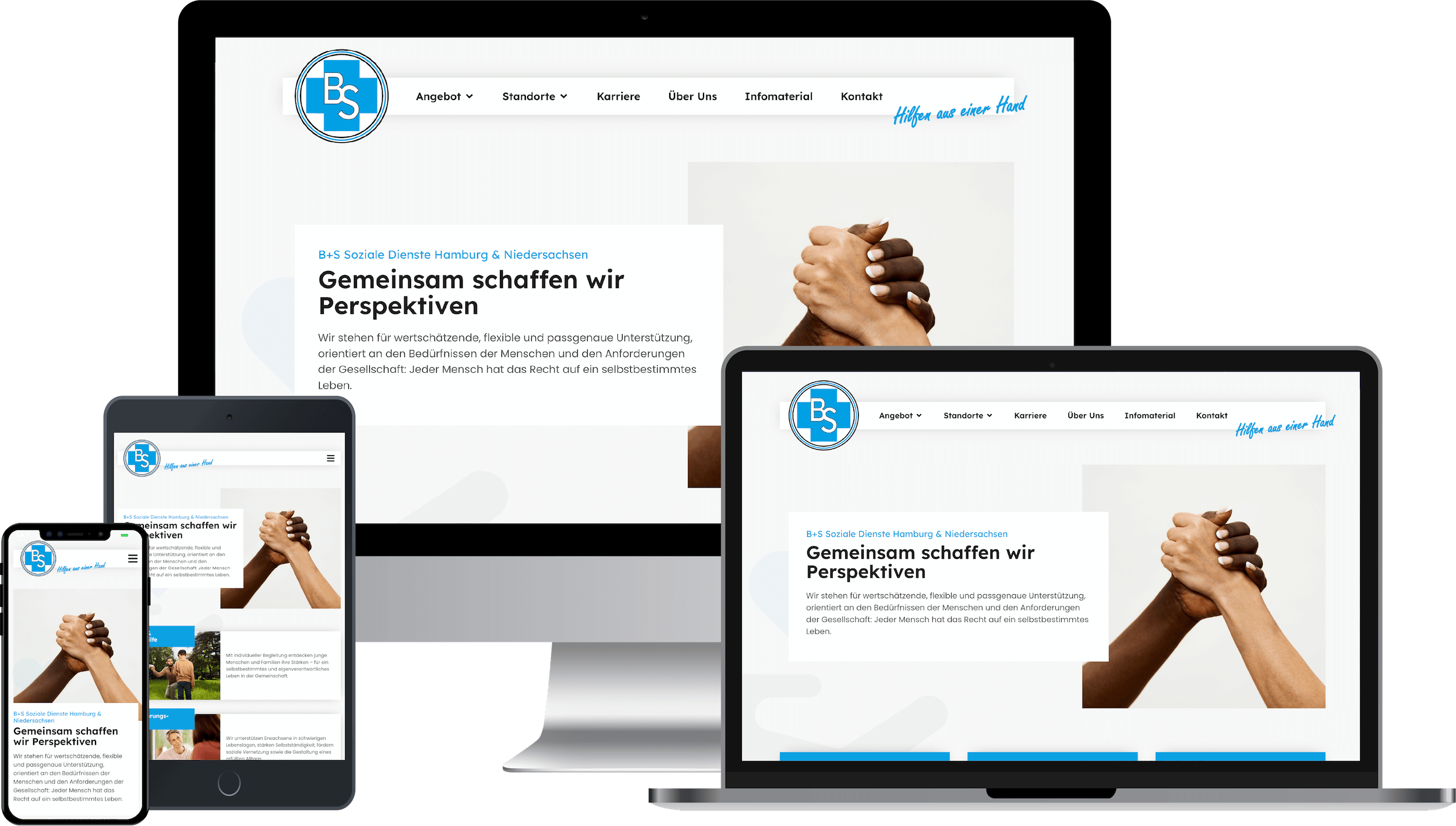 Siegel Websites Portfolio BS Soziale Dienste Stade & Hamburg